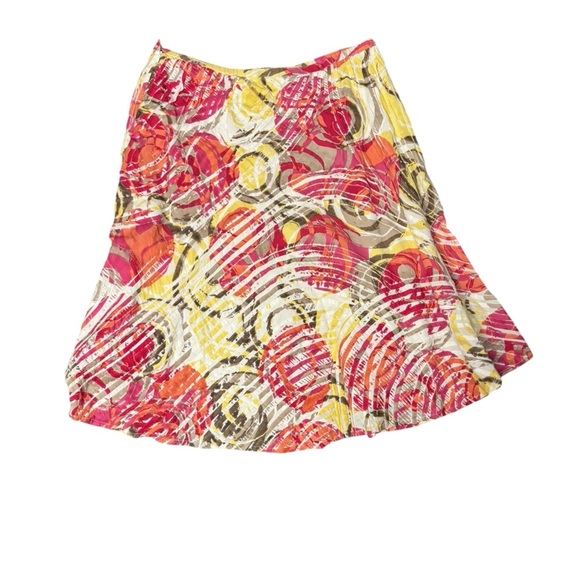 Chico’s Multicolored Abstract Print Skirt Size XL - Picture 3 of 5